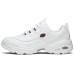 Skechers D'LITES 1.0 Cushioning Anti-Slip And Wear-Resistant Low-Top Chunky Sneakers Men's White 42.5