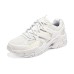 Skechers Stamina V3 Mecha Shoes Third Generation Anti-Slip Wear-Resistant Low-Top Chunky Sneakers Men's White 41