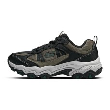 Skechers Cushioning Anti-Slip Wear-Resistant Breathability Low-Top Chunky Sneakers Men's Brown/Black Коричневый, 41