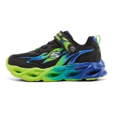 Skechers Anti Slip Wear Resistant Low Top Casual Shoes Green Kids' Зеленый, 27.5