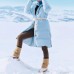 Skechers Down Jacket Women's Moon White Blue Moon White Blue/02P8, M