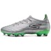 Skechers MEN'S GO BASKETBALL Artificial Ground Non-slip And Sweat-wicking Soccer Shoes Men's Silver Green Silver/Lemon, 42.5