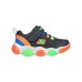 Skechers Slip Resistant Low Top Toddler Shoes Black Orange Infant And Toddler Черный, 22