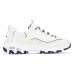 Skechers D'LITES 1.0 Joy Lemon Anti-Slip Wear-Resistant Low-Top Chunky Sneakers Women's White Green Белый, 40