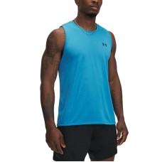 Men's UA Tech™ Performance Tank Ether Blue / / Black, 3XL