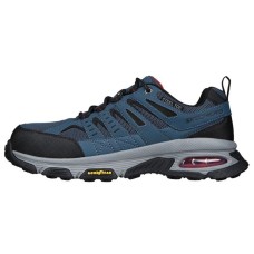 Skechers Work Casual Shoes Men Low-Top Blue/Gray 39.5