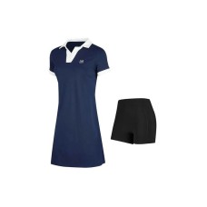 Skechers SS24 Short-Sleeved Dresses Women's Academy Navy Academy Navy, M
