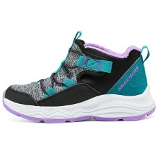 Skechers Anti-Slip Wear-Resistant Mid-Top Kids Lifestyle Shoes Black Multicolor Kids' Черный, 31