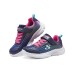 Skechers Girls Cushioning, Wear Resistant Low Top Kids' Running Shoes Marine Blue Multicolor Teenagers Marine Blue/Multicolor, 32