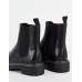 ONLY chelsea boot with contrast stitch in black Черный, 37