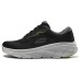 Skechers Cushioning Breathable Low Top Casual Shoes Men's Black Gray Black Gray, 45