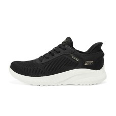 Skechers Bob's Wear-Resistant Low-Top Casual Shoes Women's Black Черный, 35