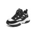 Skechers Sport Wear-resistant And Lightweight Kids Lifestyle Shoes Black White Teenagers 27.5
