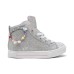 Little Girls Twinkle Toes: Twinkle Sparks - Charm Bestie High Top Light-Up Casual Sneakers from Finish Line Серебристый, 1
