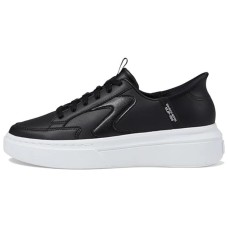 Skechers Court Classics Cushioning Lightweight Breathable Low-Top Skateboard Shoes Women's Black White Черно-белый, 36