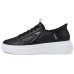 Skechers Court Classics Cushioning Lightweight Breathable Low-Top Skateboard Shoes Women's Black White Черно-белый, 36