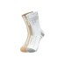 Skechers Mid Calf Socks Unisex 2 Pack 2 Pack (Light Brown Gray/White/047M), M
