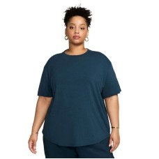 Plus Size One Relaxed Dri-FIT Shorts-Sleeve Top Armory Navy/Black, 3X