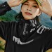 Skechers FW23 Jacket Women's Carbon Black Carbon Black-0018, M