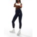 adidas Training techfit stash pocket full-length leggings in blue Черный, 2XS
