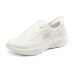 Skechers Go Walk Fle Cushioning Anti-Slip And Wear-Resistant Low-Top Casual Running Shoes Women's White Purple Белый Фиолетовый, 36