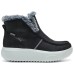Skechers Bob's Warm Slip-Resistant Short Snow Boots Women's Black Черный, 38