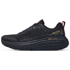Skechers Cushioning Wear-Resistant Low-Top Running Shoes Women's Black Gold Черный, 36