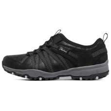 Skechers Seager Hiker Durable Breathable Low-Top Sports Casual Shoes Women's Black 36