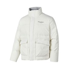 Skechers Sports Alliance Series FW24 Puffer Jacket Unisex Marshmallow White Marshmallow white 0074, S