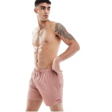 River Island seersucker swim trunks in pink Розовый, M - W33-35
