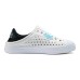 Skechers Anti-Slip Wear-Resistant Children's Sandals White Black Kids' Черно-белый, 32