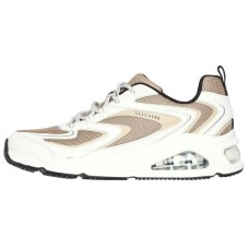 Skechers Street Breathable Low-Top Casual Shoes Women's White Tan Белый, 38