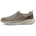 Skechers Cushioned Wear-Resistant Full-Coverage Lightweight Low-Top Casual Shoes Men's Brown Зеленый, 43