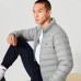 Skechers Down Jacket Men's Shooting Stars Smoke Gray Shooting Stars Smoke Gray, L