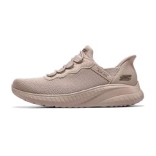 Skechers Hands Free Slip-Ins Anti-Kick And Wear-Resistant Low-Top Kids' Running Shoes Taupe Kids' Серо-коричневый, 36