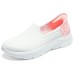 Skechers Go Walk Fle Cushioning Wear-Resistant Low-Top Casual Shoes Women's White Pink Белый Розовый, 39