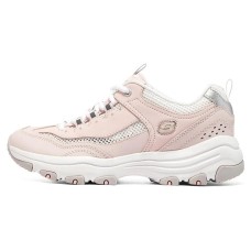 Skechers I-Conik Cushioned Slip-Resistant Abrasion-Resistant Low-Top Casual Shoes Women's Light Pink 36