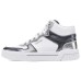 Skechers Court Classics Anti-Slip Wear-Resistant High-Top Skateboard Shoes Women's White Black Черно-белый, 35.5