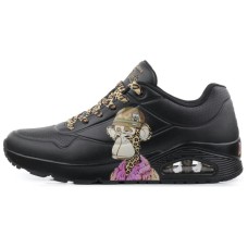 Snoop Dogg x Skechers Uno Slip-Resistant Low-Top Casual Shoes Men's Black Черный, 39.5
