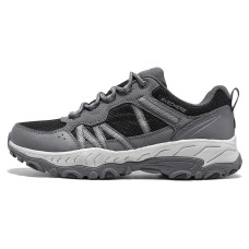 Skechers Grand Peak - Trail Bound Cushioning Anti-Slip And Wear-Resistant Low-Top Outdoor Shoes Women's Gray Black Серый черный, 35.5