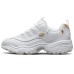Skechers D'lites 1.0 Running Shoes White/Gold 42