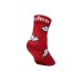 Skechers Kids Socks 2 Pack Kids' 2 Pack (Deep Red/Marshmallow White/03P8), S