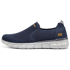 Skechers Del Retto Anti-Slip And Wear-Resistant Lightweight Low-Top Casual Shoes Men's Blue 44