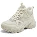 Skechers DLITES Breathable And Resilient High-Top Casual Running Shoes Women's Gray Серый, 38.5