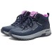 Skechers Slip Resistant Mid Top Outdoor Shoes Women's Blue Purple Синий, 39