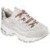 Skechers Slip Resistant Low Top Casual Shoes Women's Gray Gold Gray Gold, 36.5