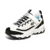 Skechers Durable Breathable Lightweight Kids Lifestyle Shoes White Black Teenagers 32