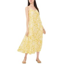 1.state 299787 Women's Printed Maxi Dress Cover-Up, Citronelle, XL