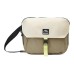Skechers Fabric Shoulder Bag, Crossbody Bag Regular Unisex White Cap Gray & Elm Green White Hat Gray with Elm Green Accents