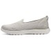 Skechers Cushioned Slip-Resistant Breathable Low-Top Casual Shoes Women's Taupe Серо-коричневый, 38